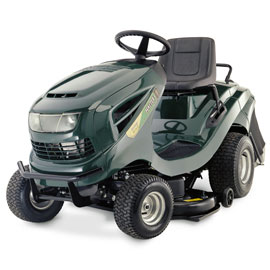 Heritage Tractor RS102H :  : 17.5 HP
Hand Operated Hydrostatic Drive
Rear Collector
6 Cutting Heights 30 - 90mm
Mulching Kit Available
Anti-Scalp Wheels
Tight Turning Circle (1600mm)
3 Year Warranty