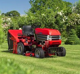 S Series Tractor Mower S1300H :  : 13 HP B&S Engine
Single Cylinder (S)
Hydrostatic Transmission
Vector Flow Deck (36 inch)
Electric Start
Electric Clutch
Sweeper (Powered Grass Collector)